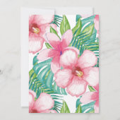 2野生の誕生日の招待状のジャングル動物 招待状 (裏面)