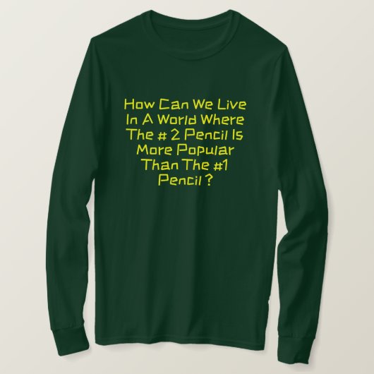 #2鉛筆の陰謀 - Tシャツ (デザイン正面)
