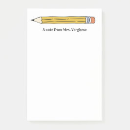 2鉛筆先生からのメモ ポストイット