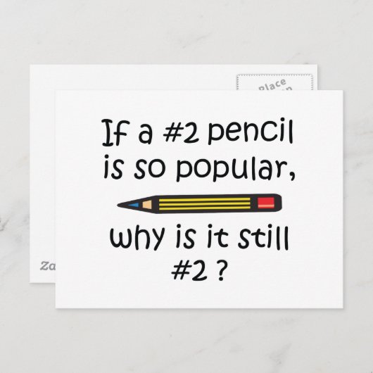 # 2鉛筆 ポストカード (正面/裏面)