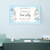 2間抜け Goose Blue 2ndバースデーウェルカムバナー 横断幕 (トレードショー)