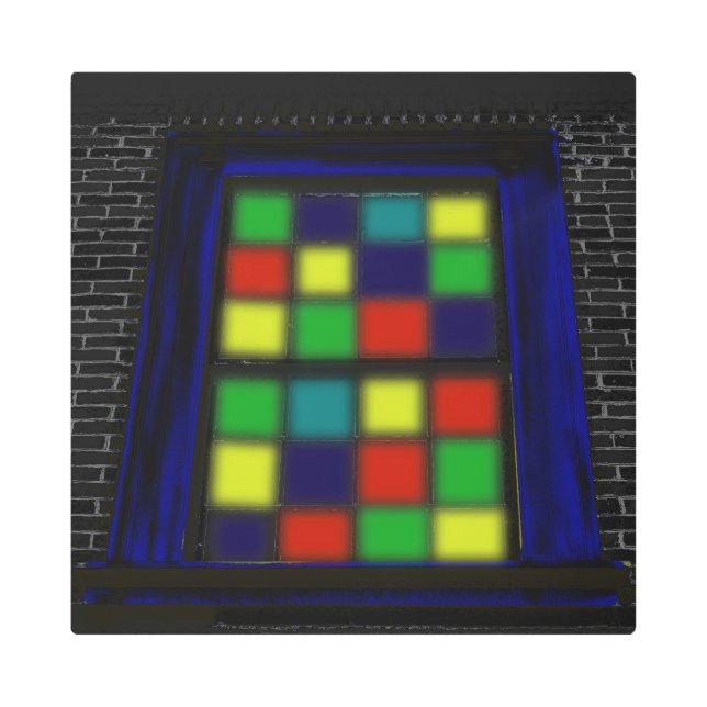 2階ディスコ メタルプリント (正面)