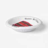 2階建てのバス漫画イラストレーション ペーパーボウル (傾斜あり)