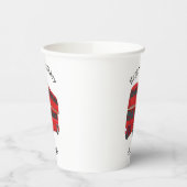 2階建てのバス漫画イラストレーション 紙コップ (左)