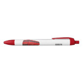 2階建てのバス漫画イラストレーション 黒ボールペン (トップ)