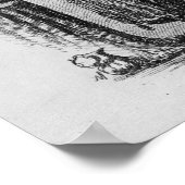 2階建ての部屋の中年の女性は ポスター (角)