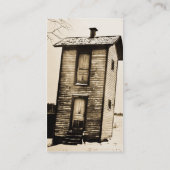 2階建ての離れ家-ヴィンテージ 名刺 (裏面)