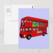 2階建てバス ポストカード (正面/裏面)