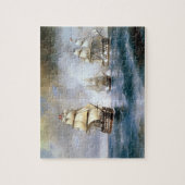 2隻のトルコの船によって攻撃されるブリッグの水星 ジグソーパズル (縦)