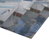 2隻の典型的なプロバンサル·魚釣り色彩の鮮やか·ボート カッティングボード (角)