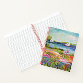 2隻の帆船とコテージ ノートブック (内部)