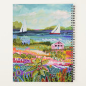 2隻の帆船とコテージ プランナー手帳 (裏面)