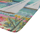 2隻の帆船 カッティングボード (角)