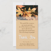 2離れ悔やみや弔慰Thank You サンキューカード (正面)