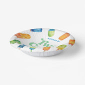 2青クールレトロポプシクル2nd誕生日パーティー ペーパーボウル (傾斜あり)