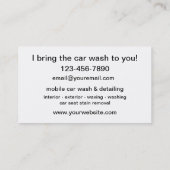 2面の名刺を詳カッコいい細化するモバイル自動 名刺 (裏面)