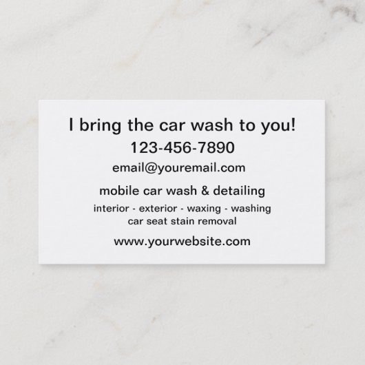 2面の名刺を詳カッコいい細化するモバイル自動 名刺 (裏面)