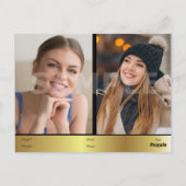 2面アクター&モデルのヘッドショットコンプ ポストカード (裏面)