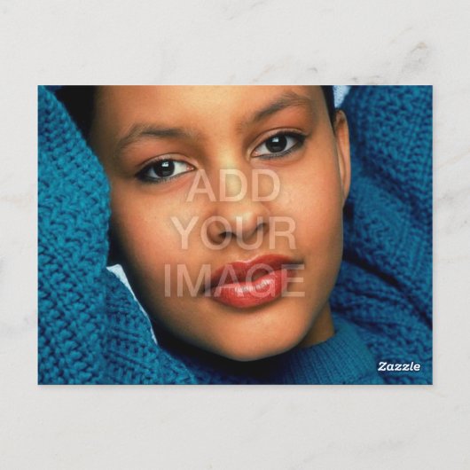 2面アクター&モデルブラックヘッドショットコンプ ポストカード (裏面)