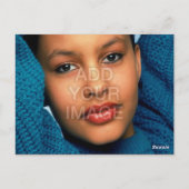 2面アクター&モデル2ショットウォームグレーヘッドショット ポストカード (裏面)