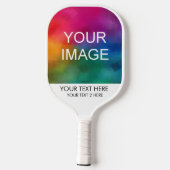 2面カスタム写真をここに追加テンプレート ピックルボールラケット (裏面)