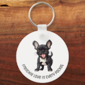 2面カスタム文字、フレンチワン キーホルダー (裏面)