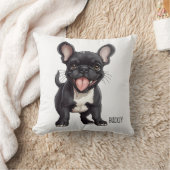 2面カスタム文字、フレンチワン クッション (ブランケット)