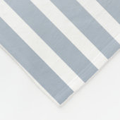 2面シンプルのデコストライプア フリースブランケット (角)