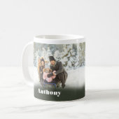 2面パーソナライズされた型カスタムコーヒーマグ コーヒーマグカップ (正面左)