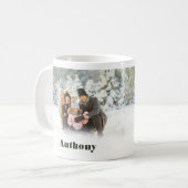 2面パーソナライズされた型カスタムコーヒーマグ コーヒーマグカップ (正面左)