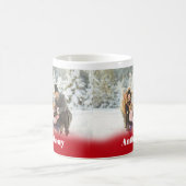 2面パーソナライズされた型カスタムコーヒーマグ コーヒーマグカップ (中央)