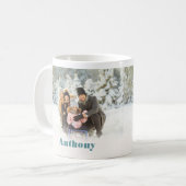 2面パーソナライズされた型カスタムコーヒーマグ コーヒーマグカップ (正面左)