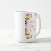 2面フローラ母の日のマグカップでの挨拶 コーヒーマグカップ (正面右)