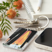 2面プリントDIY簡単の追加または置き換え キーホルダー (正面右)