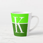 2音カッコいいモダンモノグラム カフェラテマグ (右)