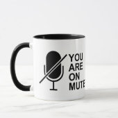 2音式コーヒーマグをミュート マグカップ (左)