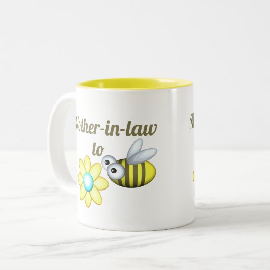 2音式コーヒーマグを飲む法律の母親 ツートーンマグカップ (正面左)