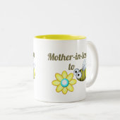 2音式コーヒーマグを飲む法律の母親 ツートーンマグカップ (正面右)