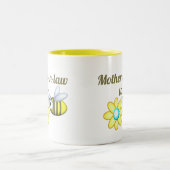 2音式コーヒーマグを飲む法律の母親 ツートーンマグカップ (中央)