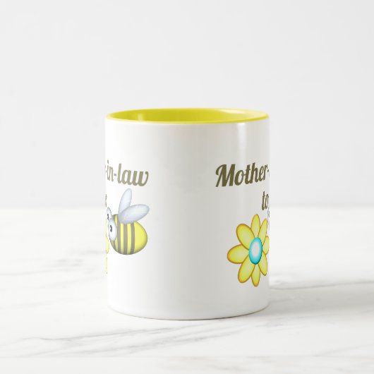 2音式コーヒーマグを飲む法律の母親 ツートーンマグカップ (中央)