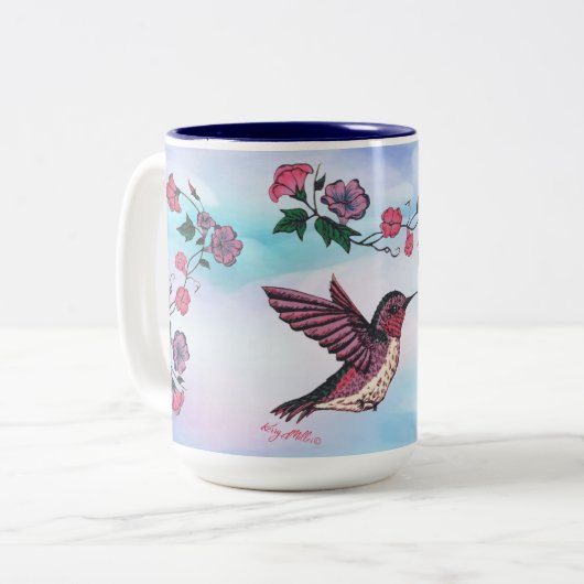 2音式コーヒーマグ ツートーンマグカップ (正面左)