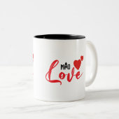 2音式コーヒーマグ ツートーンマグカップ (正面右)