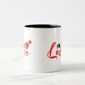 2音式コーヒーマグ ツートーンマグカップ (中央)