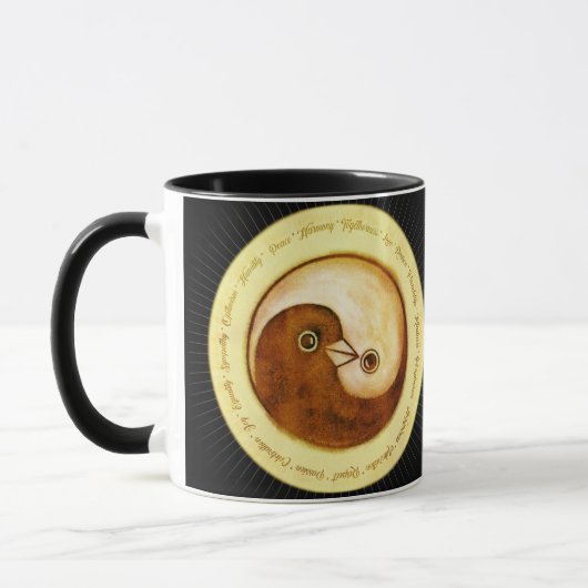 2音式マグ陰陽ハドブ マグカップ (左)