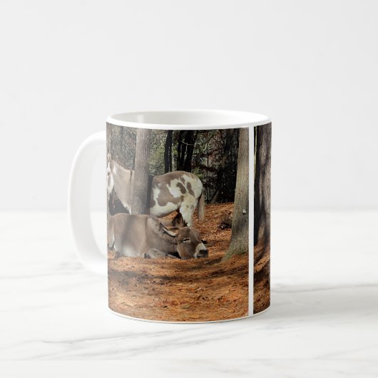 2頭のろば コーヒーマグカップ (正面左)