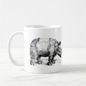 2頭のサイ コーヒーマグカップ (左)