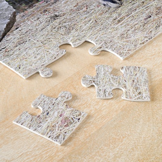 2頭のヤギ ジグソーパズル (側面)