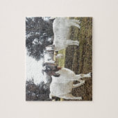 2頭のヤギ ジグソーパズル (縦)