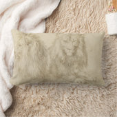 2頭のライオン（野生動物） （アルブレヒト公爵） ランバークッション (ブランケット)