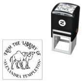 2頭のラクダの輪郭 ライブラリーブック名, 2頭のラクダの輪郭 “ライブラリから” 名前 ===== セルフインキングスタンプ (インサイチュ)